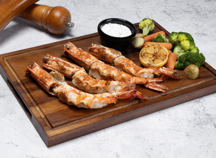 Jumbo Grilled Prawns (Karides)